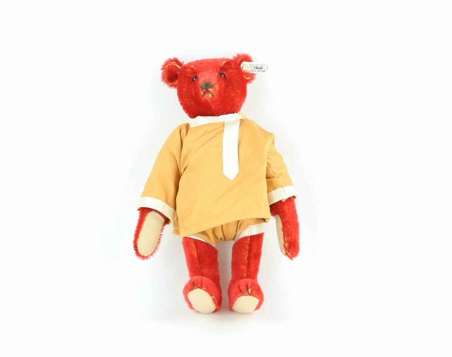 STEIFF 'ALFONZO 1908' LARGE LIMITED EDITION RED TEDDY BEAR 406195, BOXED & COA