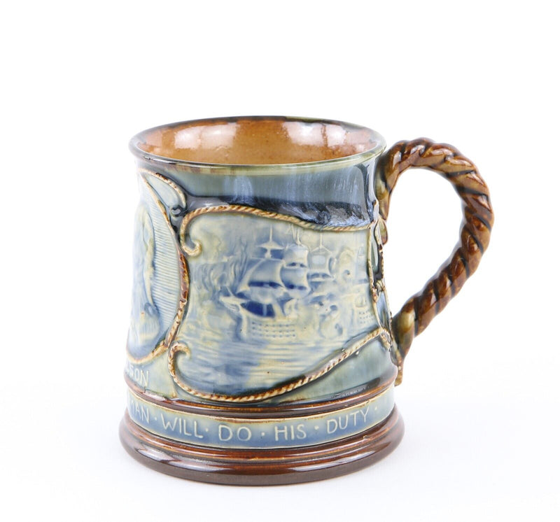 ROYAL DOULTON 'ENGLAND EXPECTS EVERY MAN WILL DO HIS DUTY' LORD NELSON MUG