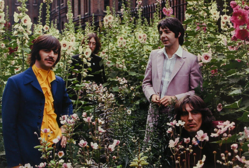 TOM MURRAY 'FLOWER POWER II' LIMITED EDITION BEATLES PRINT 193/195 SIGNED & COA