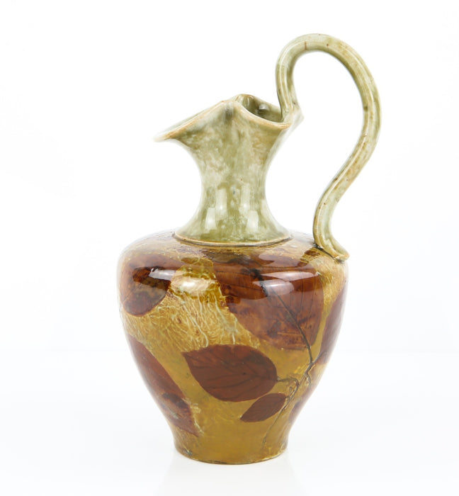 ROYAL DOULTON AUTUMN FOLIAGE LEAF PATTERN STONEWARE JUG 7571