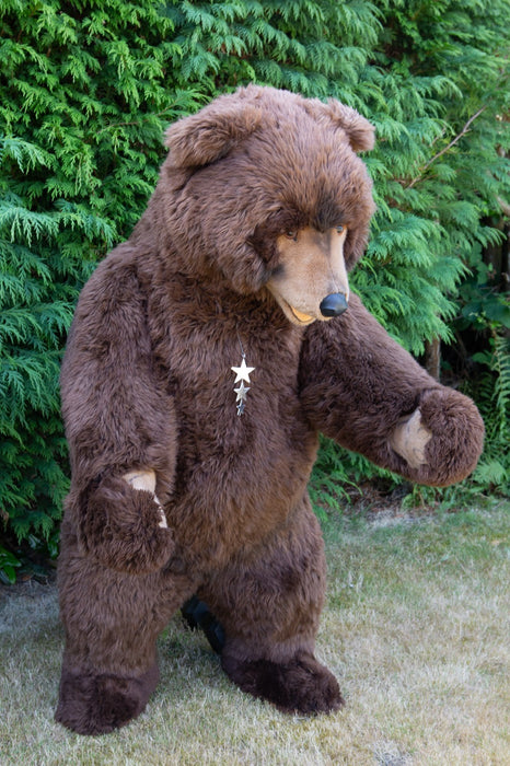 STEIFF STUDIO LIFESIZE BROWN GRIZZLY BEAR 500558