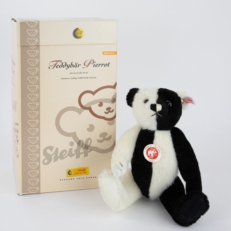 STEIFF 'TEDDYBÄR PIERROT' LIMITED EDITION TEDDY BEAR 037511, BOXED & COA