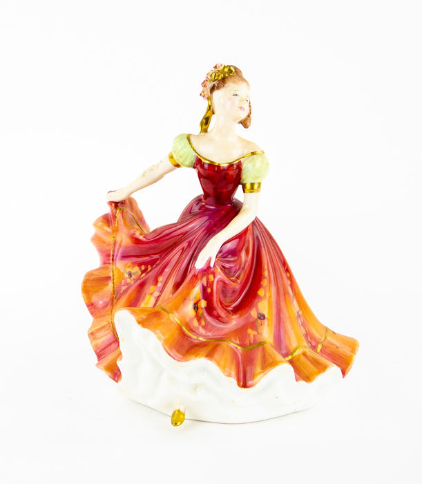 ROYAL DOULTON 'NINETTE' SPECIAL COLOURWAY FIGURE MODEL HN3417 & COA