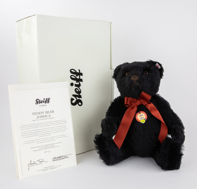 STEIFF 'JOSHUA' LIMITED EDITION TEDDY BEAR 663208, BOXED & COA