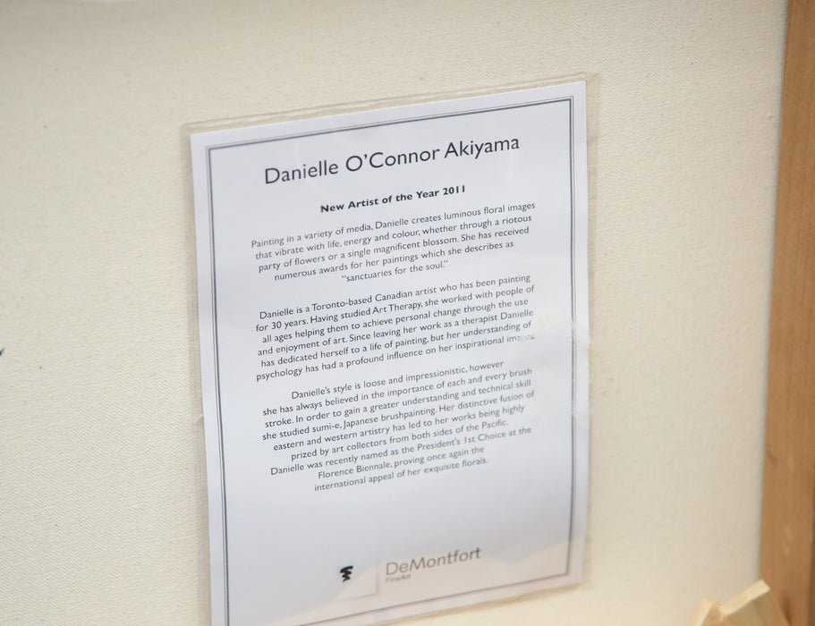 DANIELLE O'CONNOR AKIYAMA, 'SATISFY MY SOUL II', ORIGINAL PAINTING, SIGNED