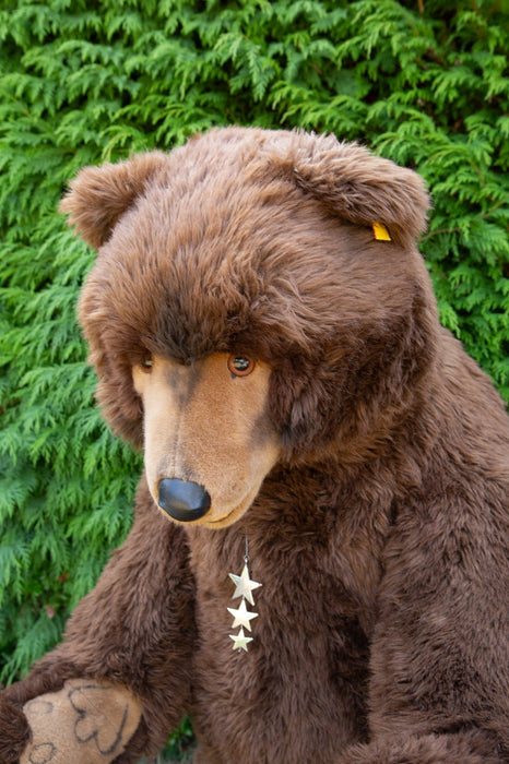 STEIFF STUDIO LIFESIZE BROWN GRIZZLY BEAR 500558