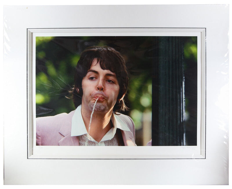TOM MURRAY, 'THE FOUNTAIN', LIMITED EDITION BEATLES PRINT 73/195, SIGNED & COA