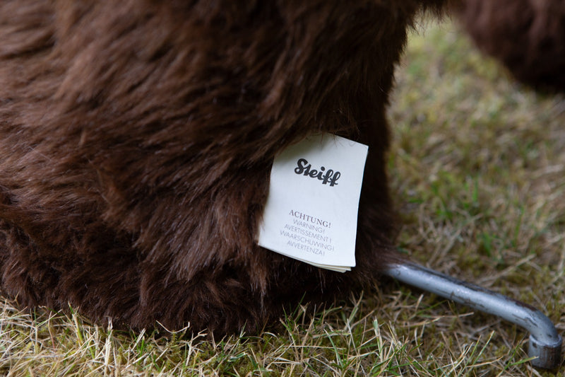 STEIFF STUDIO LIFESIZE BROWN GRIZZLY BEAR 500558