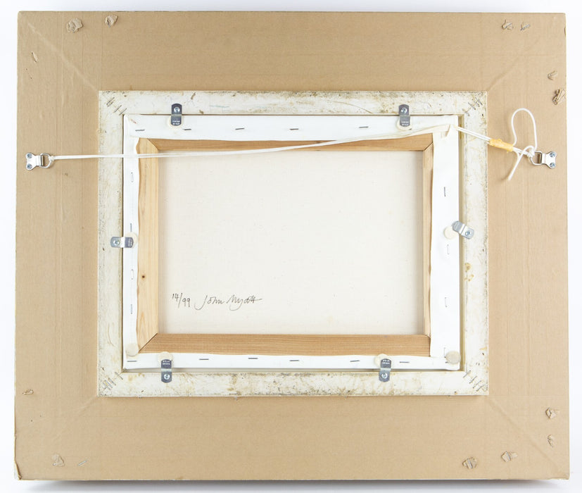 JOHN MYATT, 'GIVERNY REFLECTIONS II', CLAUDE MONET LIMITED EDITION PRINT, SIGNED