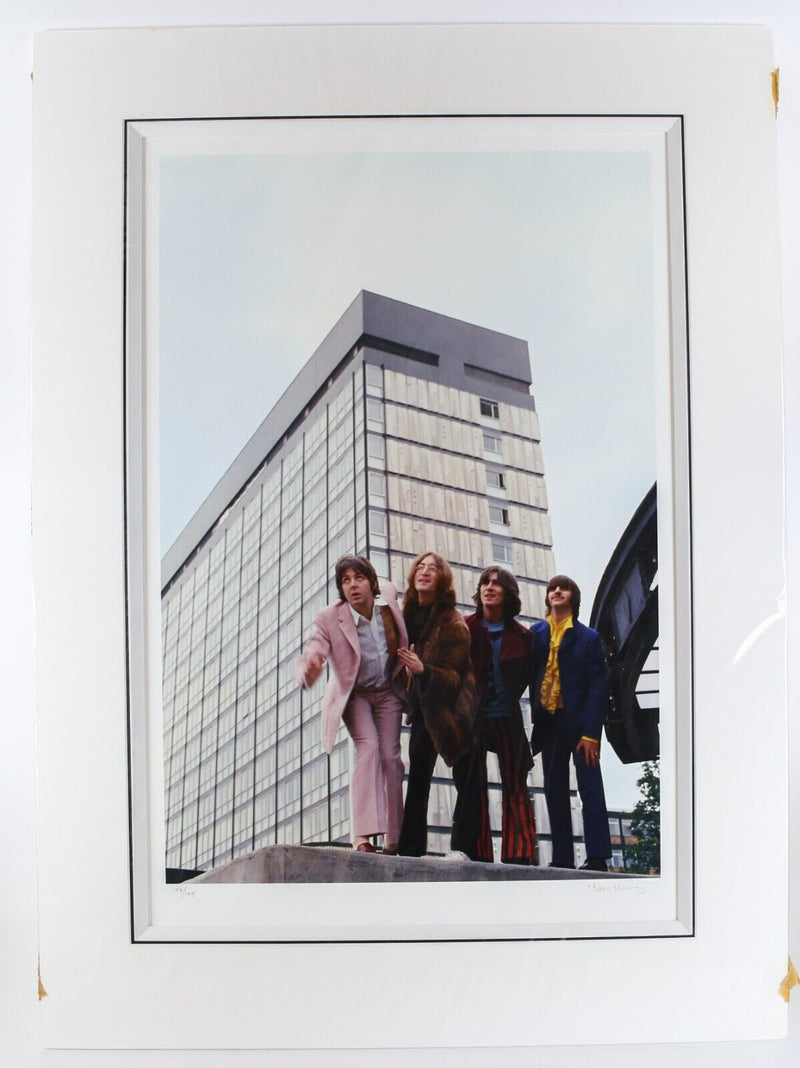 TOM MURRAY, 'BALANCING ACT', LIMITED EDITION BEATLES PRINT 73/195, SIGNED & COA
