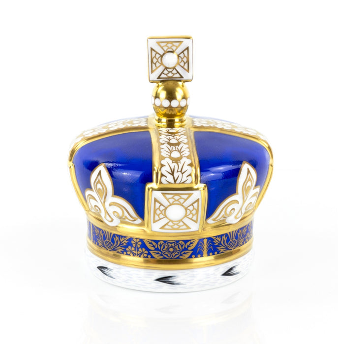 ROYAL CROWN DERBY - QUEEN ELIZABETH II 90TH BIRTHDAY LIMITED EDITION PAPERWEIGHT