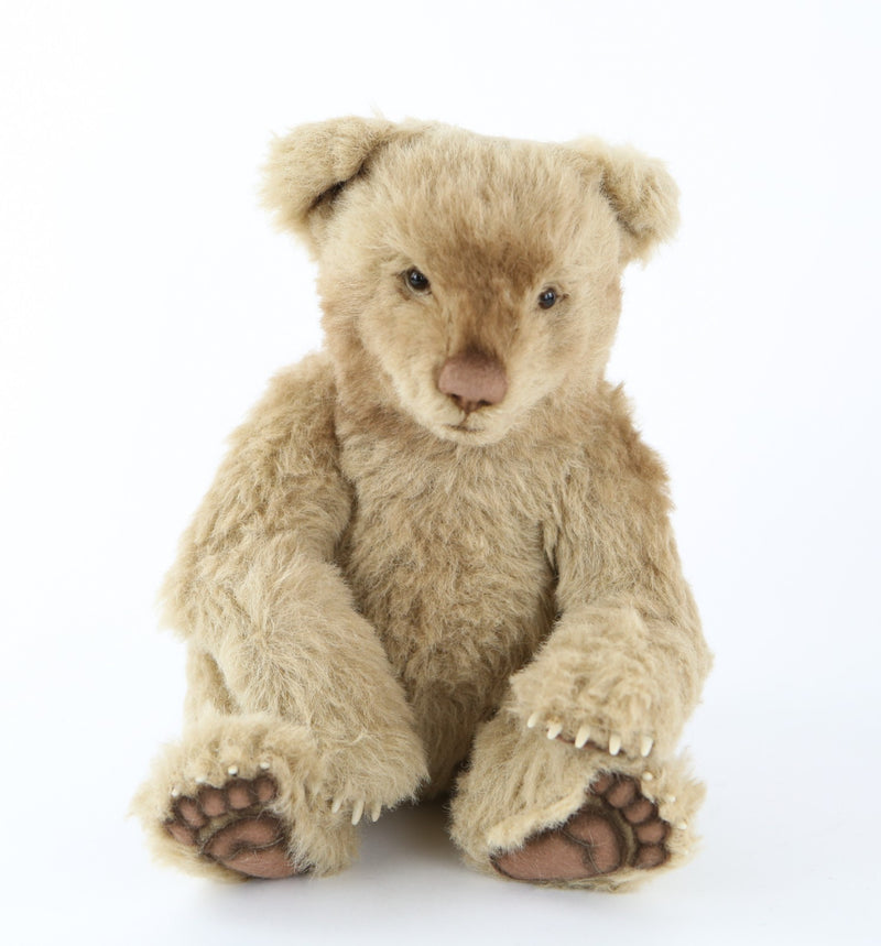 R JOHN WRIGHT - 'CAFÉ AU LAIT' LIMITED EDITION TEDDY BEAR 12/125, BOXED & COA