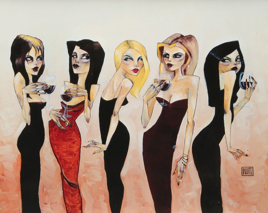 TODD WHITE, 'WHEN ANGELS SELL THEIR WINGS', LIMITED EDITION PRINT 255/295 SIGNED