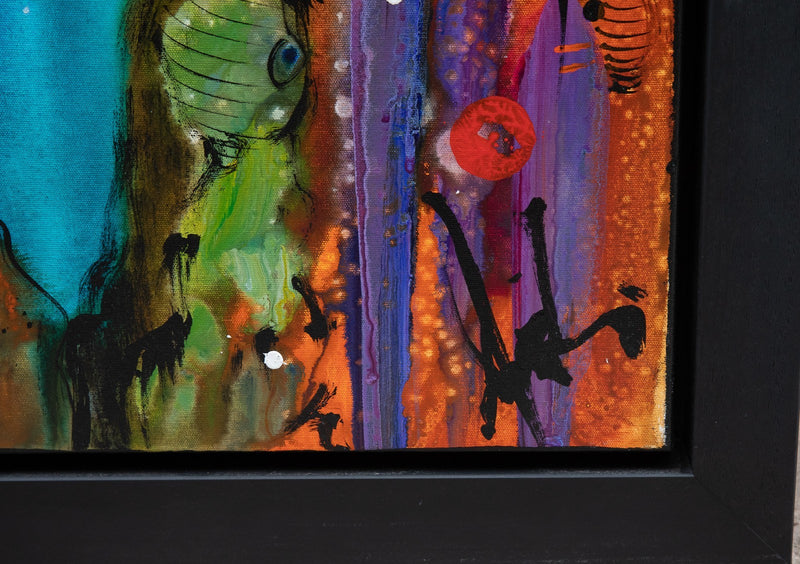 DANIELLE O'CONNOR AKIYAMA, 'SEA SKY MOUNTAIN SONG II', ORIGINAL PAINTING, SIGNED