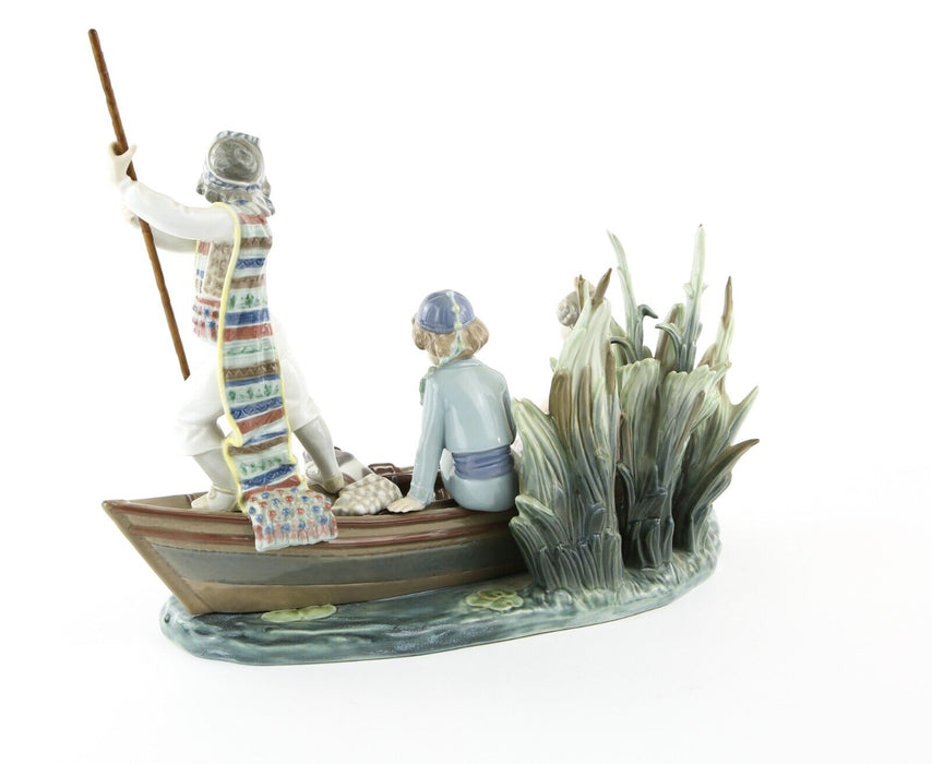 LLADRO 'VALENCIAN CRUISE' LARGE LIMITED EDITION BOAT FIGURE 1731, BOXED & COA