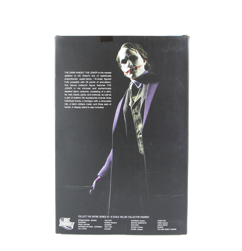 BATMAN, THE DARK KNIGHT - DC DIRECT JOKER 1:6 SCALE DELUXE COLLECTOR FIGURE, BOX