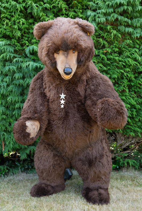 STEIFF STUDIO LIFESIZE BROWN GRIZZLY BEAR 500558