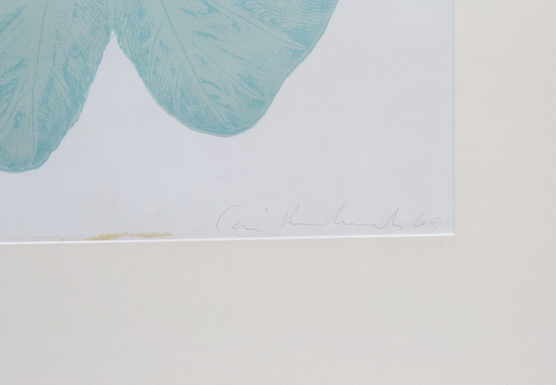 CERI RICHARDS, 'GREEN METAPHOR', 1965, LARGE COLOUR LITHOGRAPHIC PRINT, SIGNED