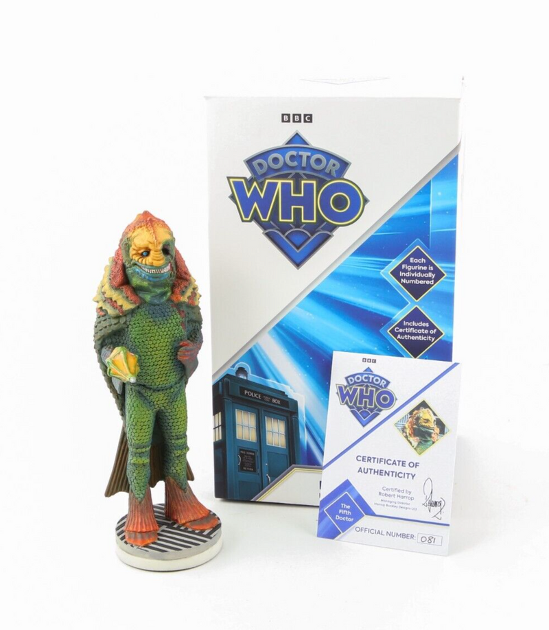 ROBERT HARROP 'TERILEPTIL LEADER' DOCTOR WHO LIMITED EDITION FIGURE WHO53, BOXED