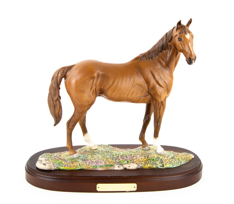 ROYAL DOULTON 'MR FRISK' LIMITED EDITION HORSE FIGURE MODEL DA188 & COA