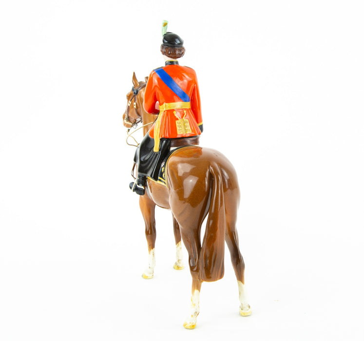 BESWICK - HM QUEEN ELIZABETH II ON IMPERIAL, TROOPING COLOUR 1957 HORSE FIGURE