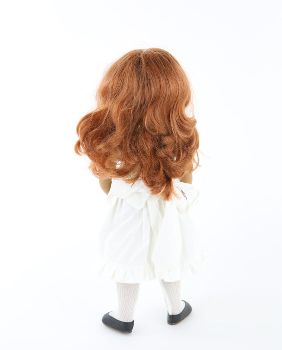TRENDON SASHA DOLL - REDHEAD WHITE DRESS GIRL 108 433-778, BOXED
