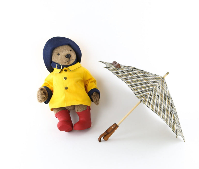 R JOHN WRIGHT - 'RAINY DAY PADDINGTON' LIMITED EDITION TEDDY BEAR, BOXED & COA