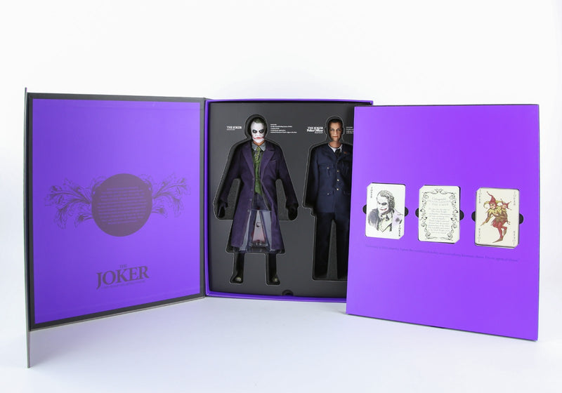 BATMAN, THE DARK KNIGHT - HOT TOYS SIDESHOW JOKER 1:6 FIGURE DX01, BOXED