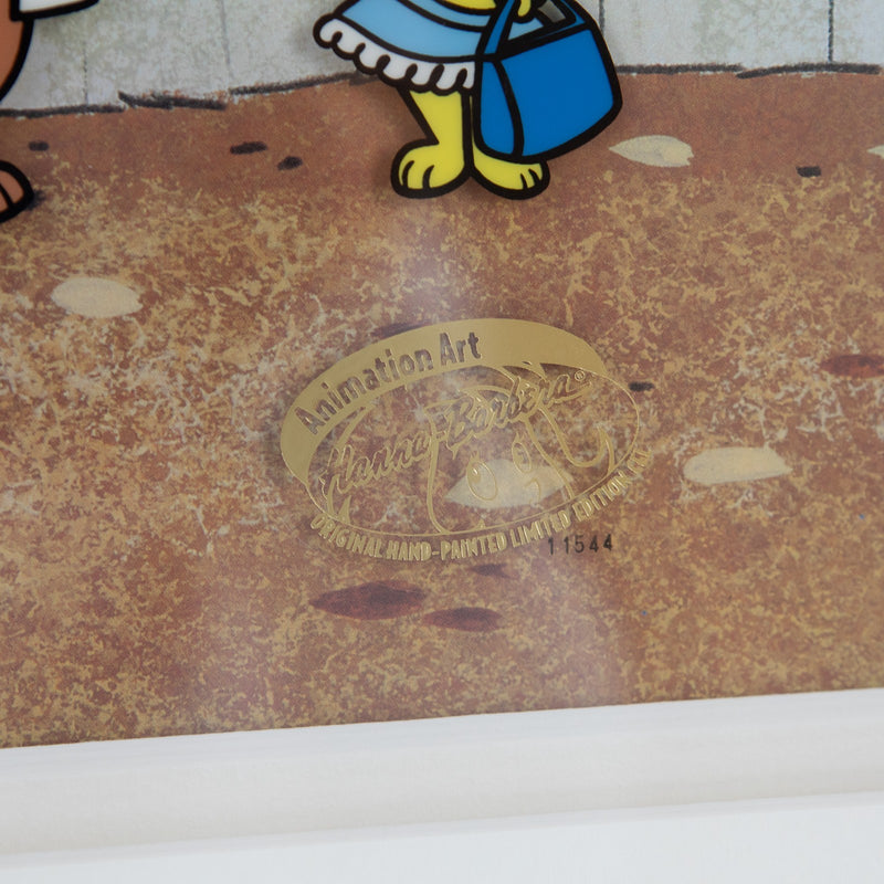 WARNER BROS 'THE MOST EFFECTUAL TOP CAT' HANNA & BARBERA SIGNED CEL ART 314/350