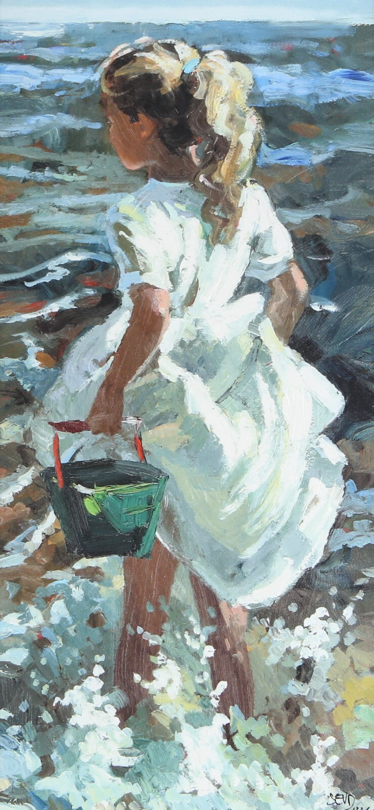 SHERREE VALENTINE DAINES 'COOLING DOWN' LIMITED EDITION CANVAS PRINT & COA