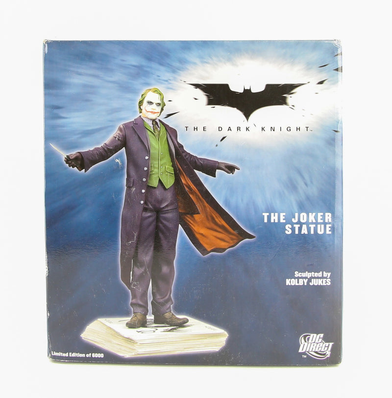 BATMAN, THE DARK KNIGHT - DC DIRECT LIMITED EDITION JOKER STATUE 2981/6000 BOXED
