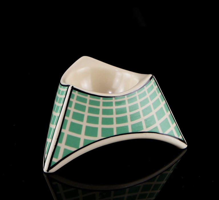 DOROTHY HAFNER, ROSENTHAL STUDIO LINE FLASH RETRO TRIANGLE EGG CUP CANDLE HOLDER