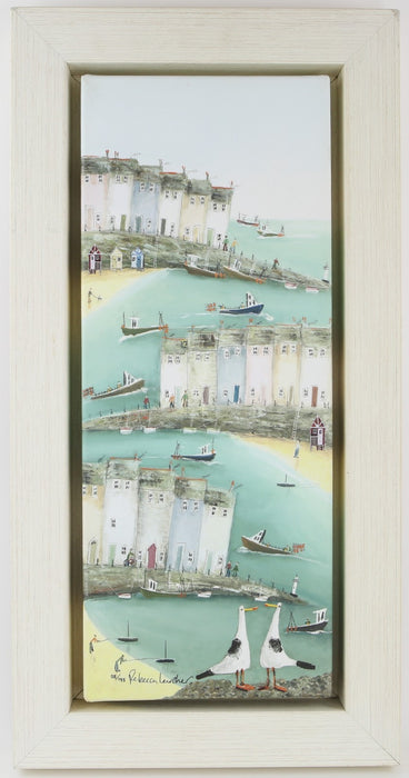 REBECCA LARDNER, 'EARLY BIRDS', LARGE LIMITED EDITION GICLEE CANVAS PRINT 58/195