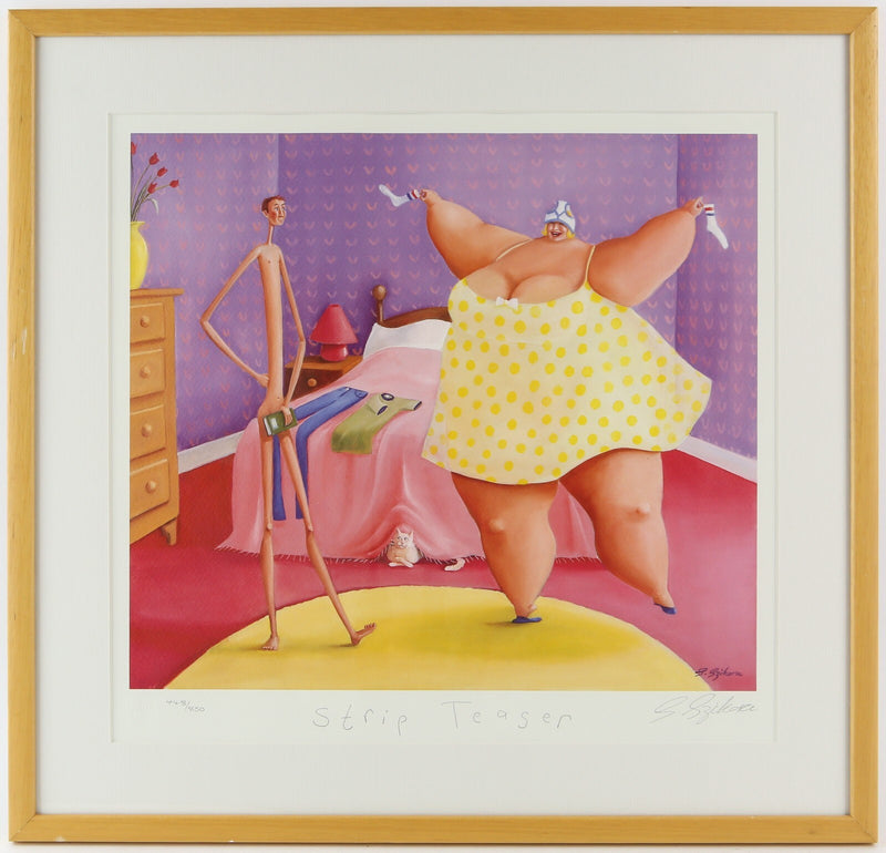 SARAH JANE SZIKORA, 'STRIP TEASER', LIMITED EDITION PRINT 448/850, SIGNED & COA