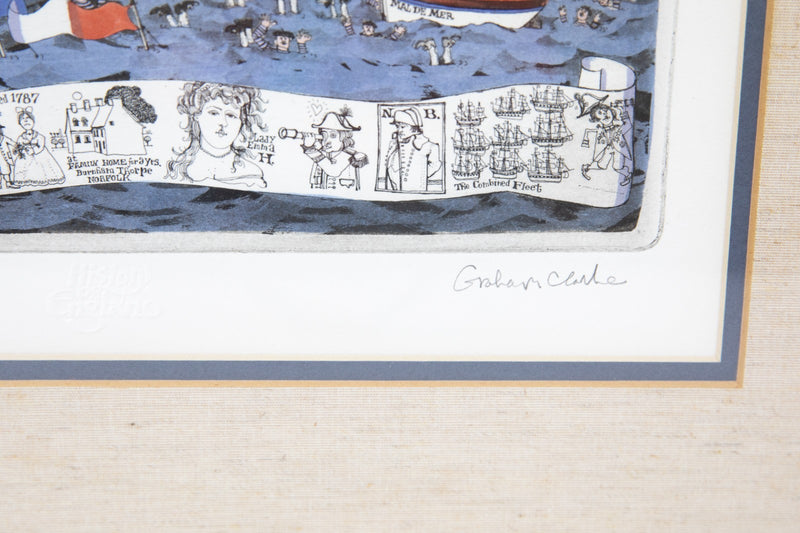GRAHAM CLARKE 'GOOD LORD!' LIMITED EDITION HISTORY ENGLAND ETCHING PRINT 189/200