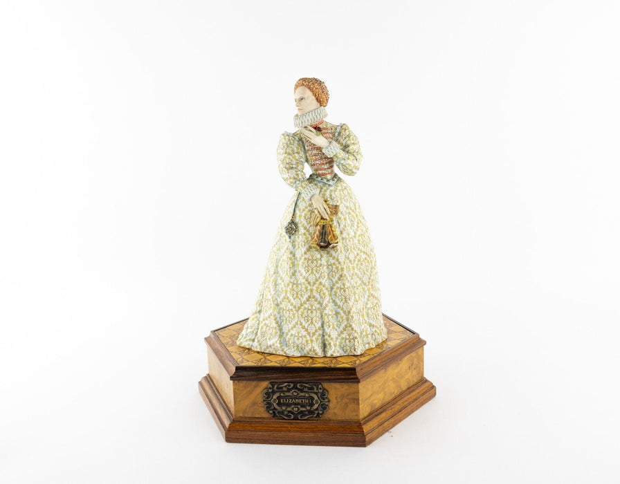 ROYAL WORCESTER 'ELIZABETH I' QUEENS REGNANT OF ENGLAND LARGE FIGURE 34/250 COA