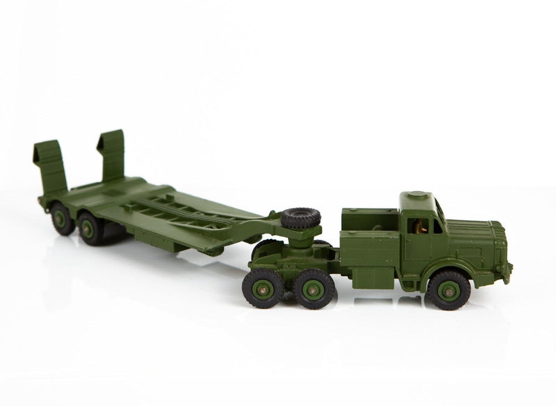 DINKY SUPERTOYS 'TANK TRANSPORTER' VINTAGE DIECAST MILITARY ARMY MODEL 660 BOXED
