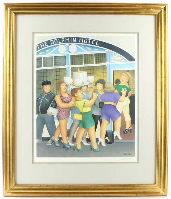 BERYL COOK 'THE HEN NIGHT' LIMITED EDITION PRINT 234/850, SIGNED & BLINDSTAMPED