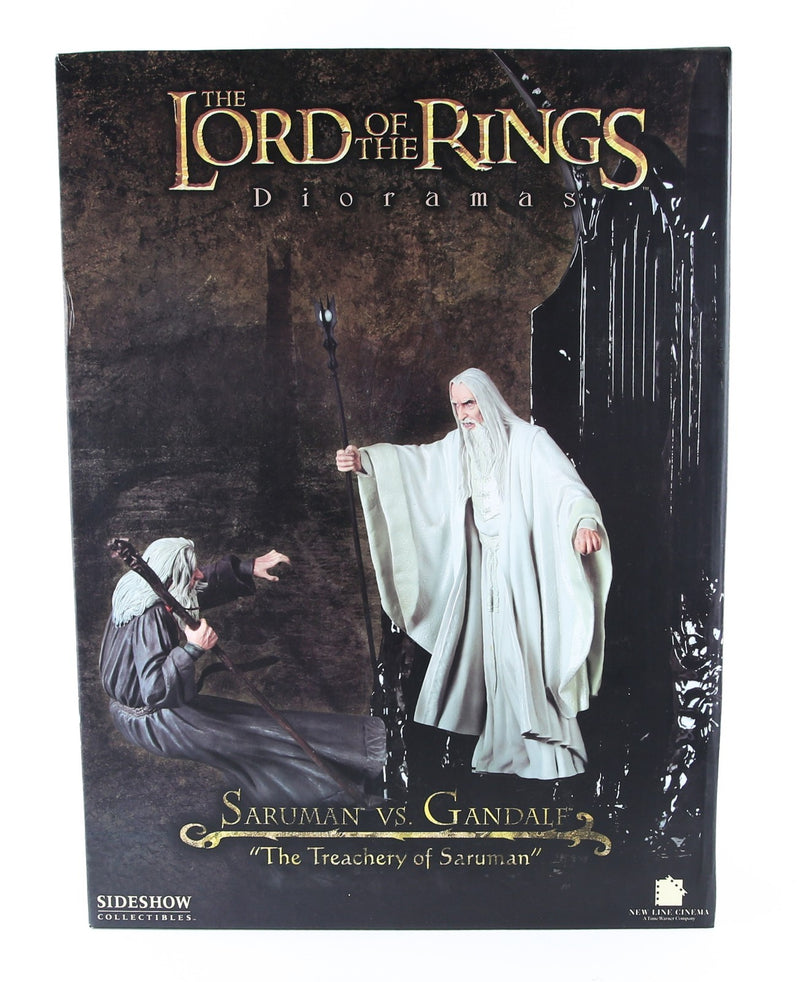 LORD OF THE RINGS - SIDESHOW 'SARUMAN VS GANDALF' MODEL 9714 347/750, BOXED