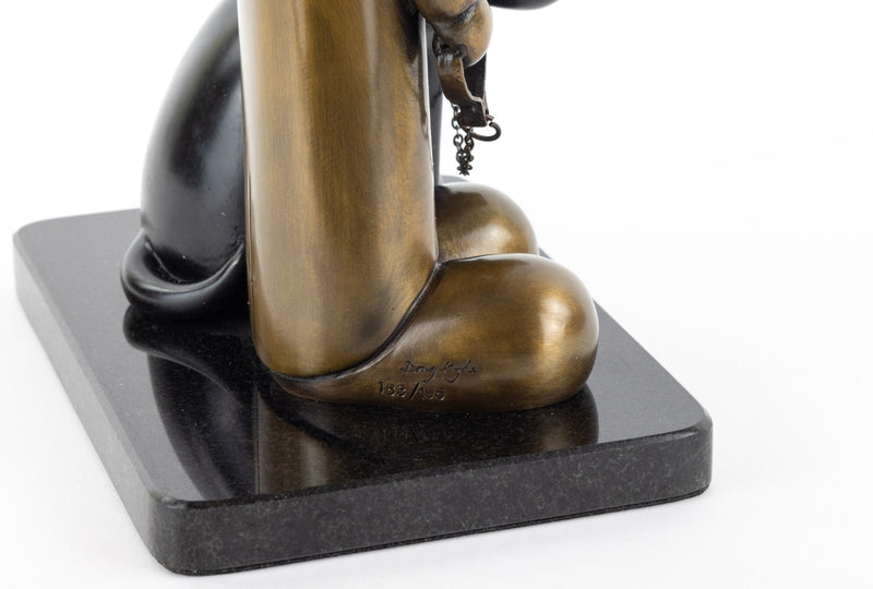 DOUG HYDE 'BEWARE OF THE DOG II' LIMITED EDITION BRONZE SCULPTURE 163/195