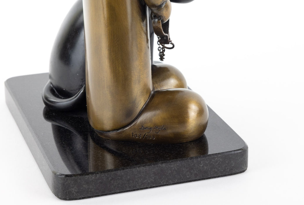 DOUG HYDE 'BEWARE OF THE DOG II' LIMITED EDITION BRONZE SCULPTURE 163/195