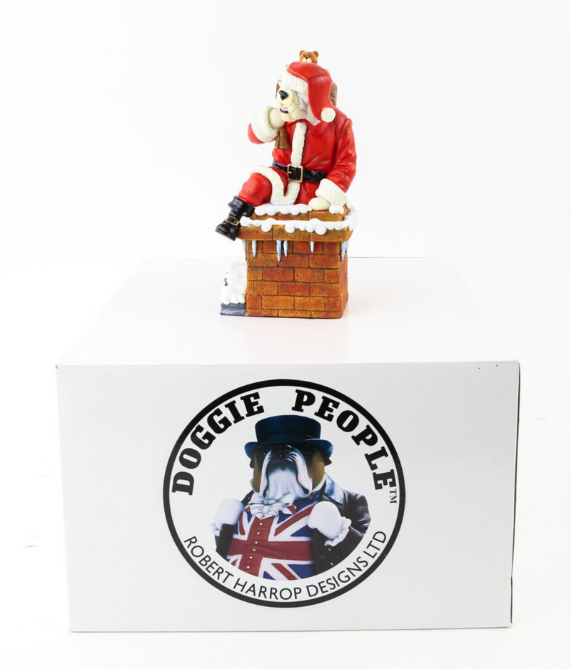 ROBERT HARROP 'COMING DOWN THE CHIMNEY' DOGGIE PEOPLE SHEEPDOG FIGURE DPCS15