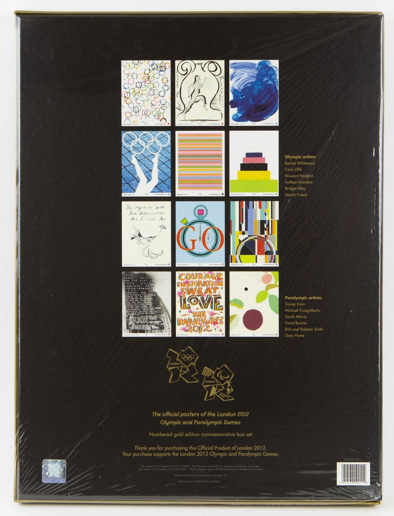 OFFICIAL POSTERS LONDON OLYMPIC PARALYMPIC GAMES SET - EDITION NUMBER 2012/2012