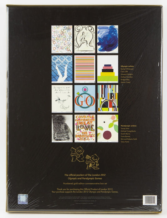 OFFICIAL POSTERS LONDON OLYMPIC PARALYMPIC GAMES SET - EDITION NUMBER 2012/2012