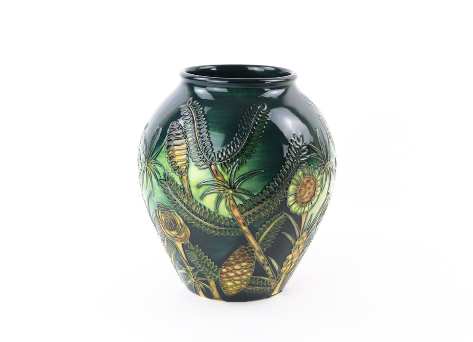 MOORCROFT POTTERY 'AMAZON TWILIGHT' RACHEL BISHOP LARGE BULBOUS VASE 226, BOXED