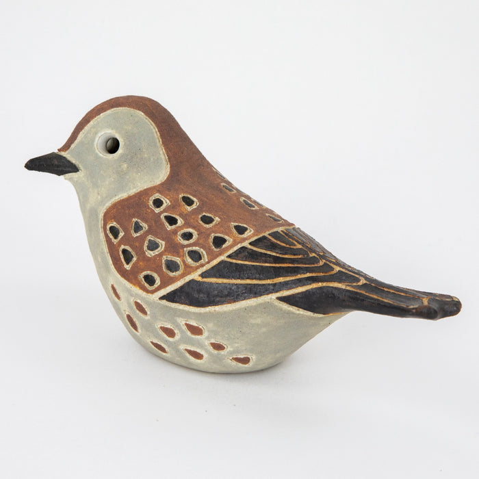 ROSEMARY WREN, OXSHOTT POTTERY - BIRD, 1988 WORKSHOP SAMPLE FIGURE MODEL