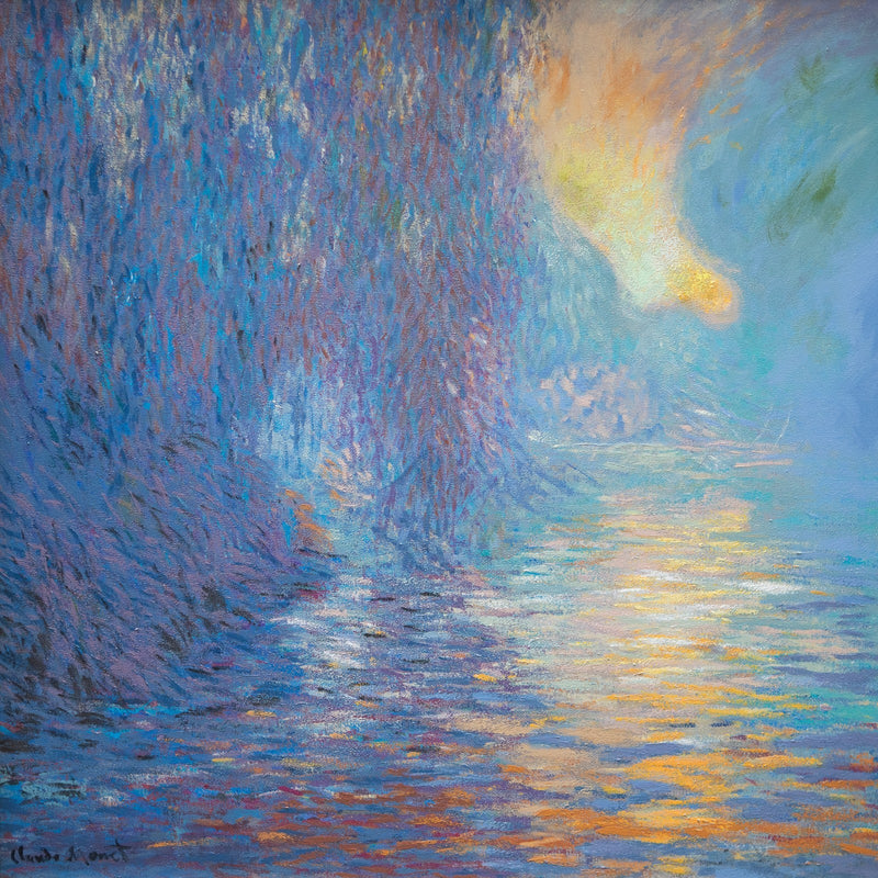 JOHN MYATT, 'MORNING ON THE SEINE', CLAUDE MONET LIMITED EDITION PRINT 42/99
