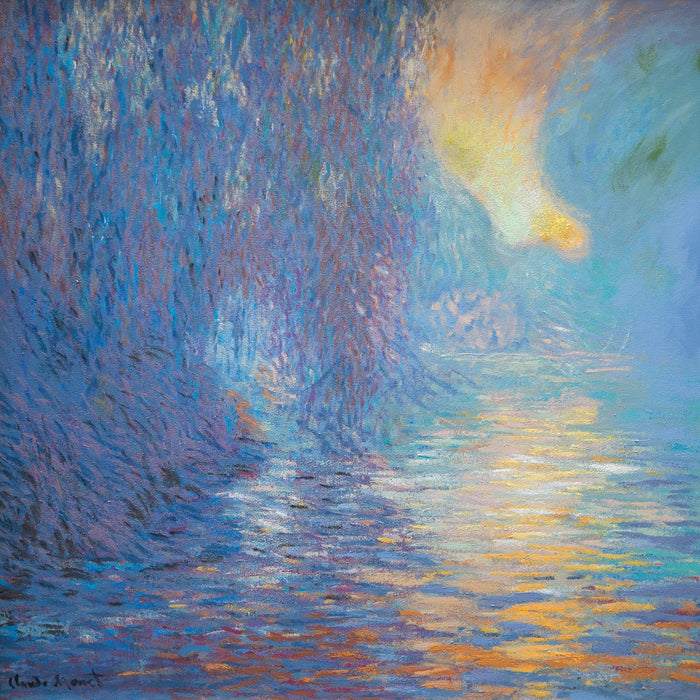 JOHN MYATT, 'MORNING ON THE SEINE', CLAUDE MONET LIMITED EDITION PRINT 42/99