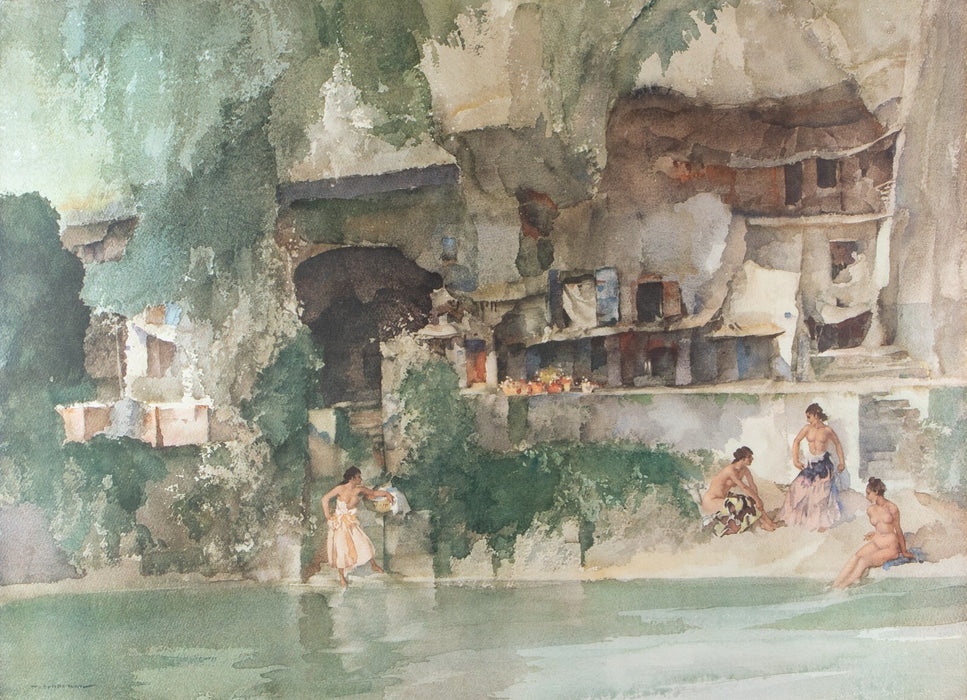 WILLIAM RUSSELL FLINT 'IN SUNNY PERIGORD' LIMITED EDITION PRINT 158/850, SIGNED