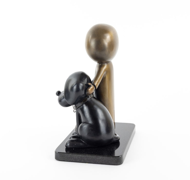 DOUG HYDE 'BEWARE OF THE DOG II' LIMITED EDITION BRONZE SCULPTURE 163/195